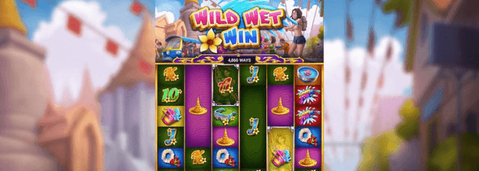 การจ่ายเงินของเครื่องหมายภายในเกม Wild Wet Win